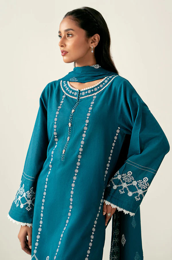 Embroidered Suit Set