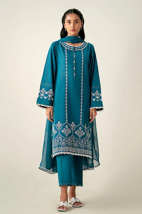 Embroidered Suit Set