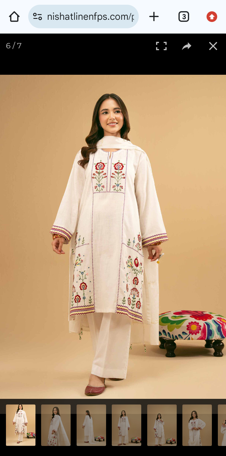 Noor-e-Bahar – 3PC Embroidered Summer Suit
