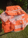 3Pc Embriodred Unstitched