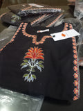 Khaadi Black Stitched Lawn 3PC Embriodred