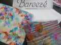 3PC -Bareeze Lawn Unstitched allover printed/embriodred shirt with pure shaffon dupatta