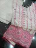 Lawn 2pc Boring Chikankari 2pc Stitched (Shirt+Trouser)