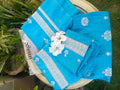 Ferozi Embroidered Shirt with 4-Side Embroidered Dupatta – Summer Collection