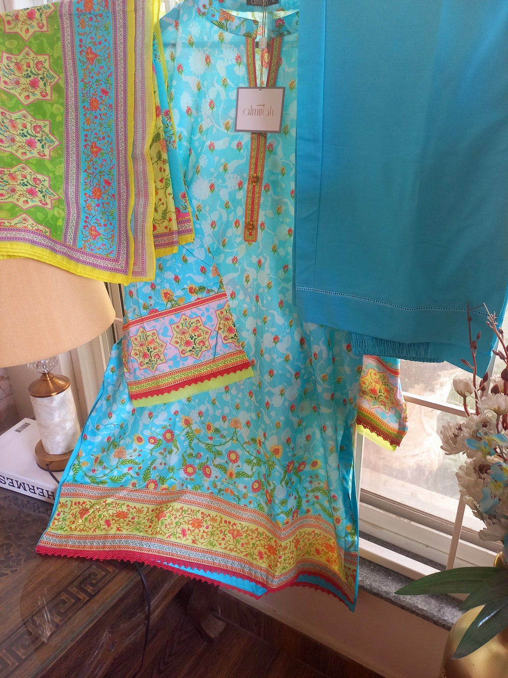 Almirah Ferozi Multi – Vibrant Printed 3PC Lawn Suit